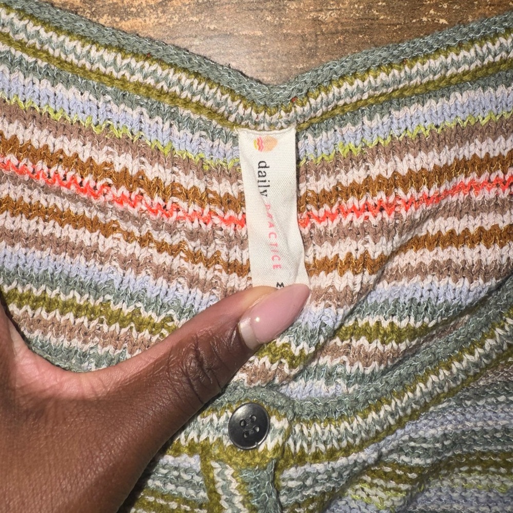 Striped Multicolor Knit Set - Picture 6 of 8